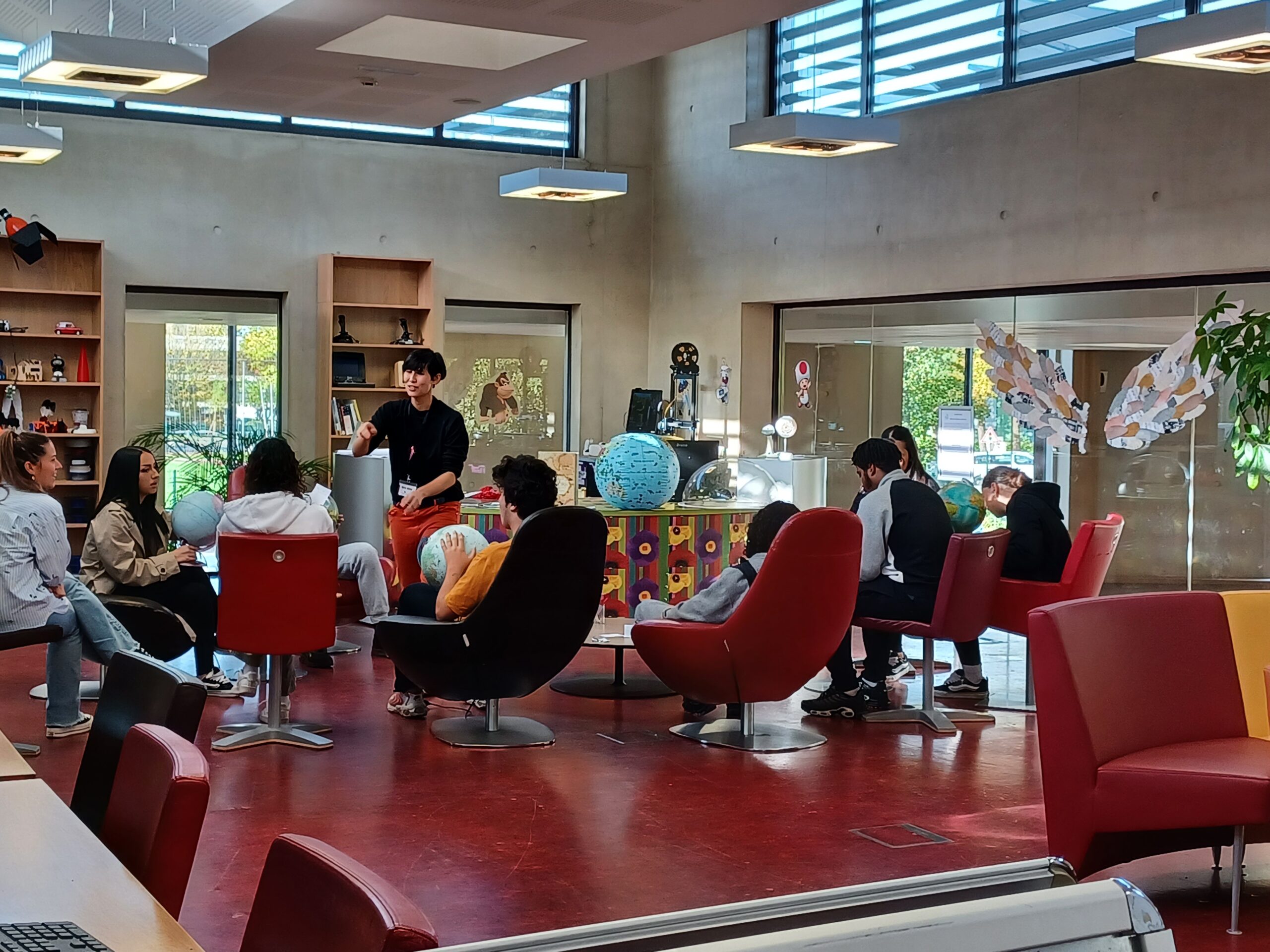 Les TANIM à la bibliothèque du Chesnay